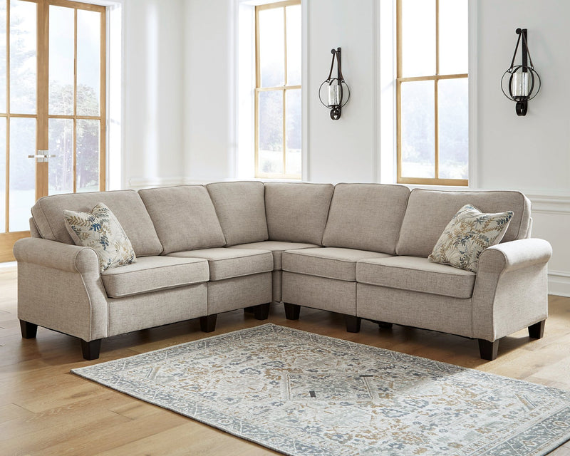 Alessio Signature Design by Ashley 4-Piece Sectional image