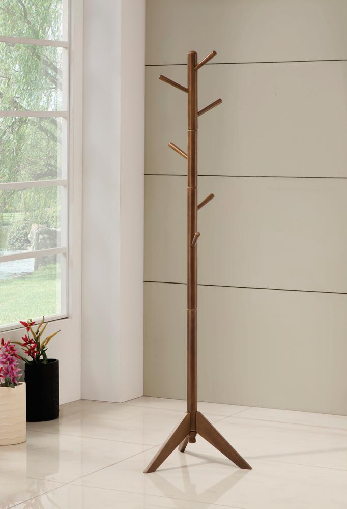 Traditional Brown Coat Rack image