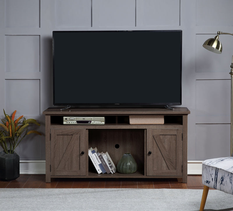Cordell Oak TV Stand (Optional Fireplace) image