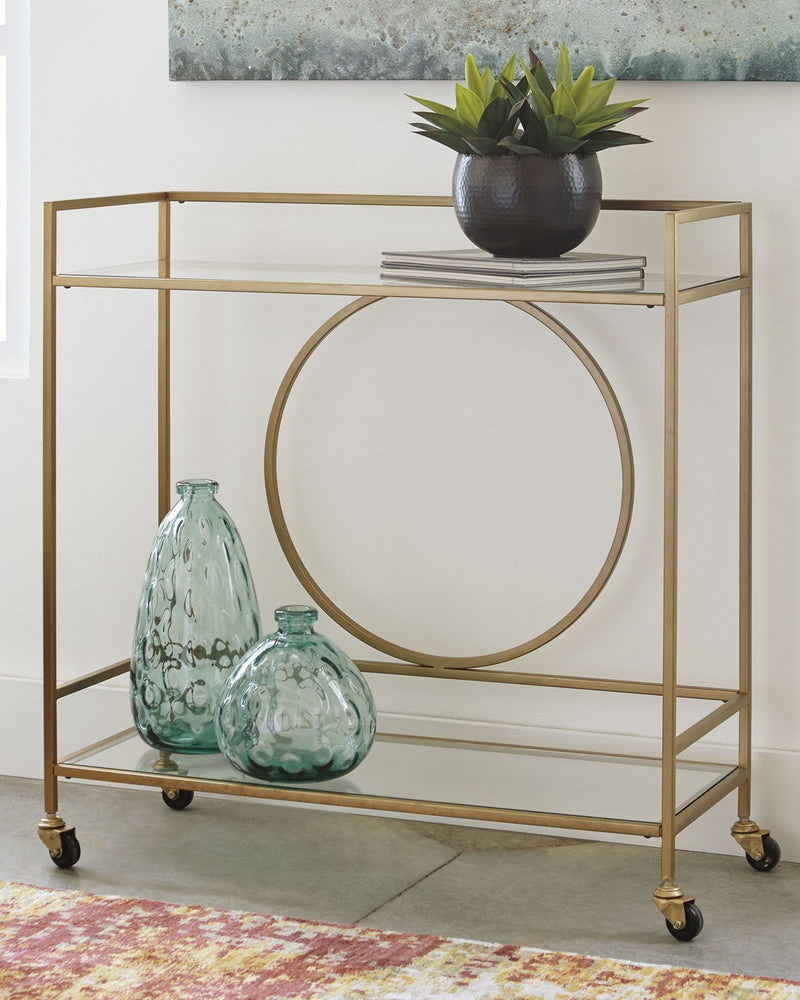 Jackford Signature Design by Ashley Bar Cart image