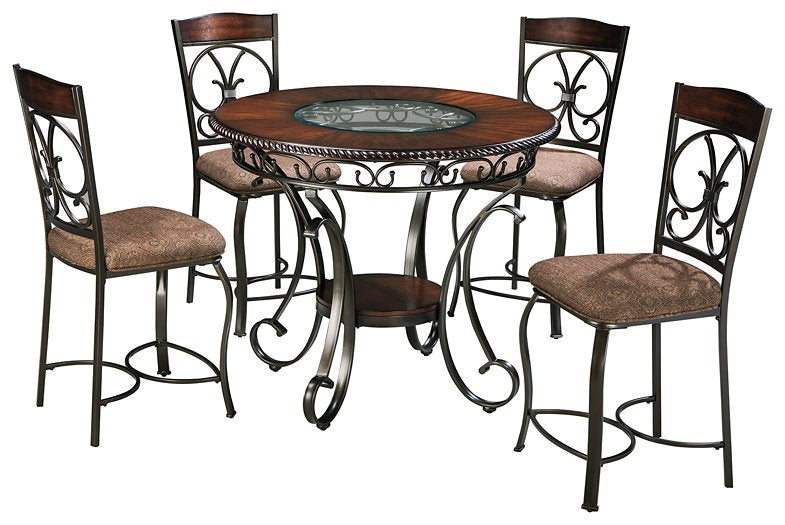 Glambrey Signature Design Counter Height 5-Piece Dining Room Set image