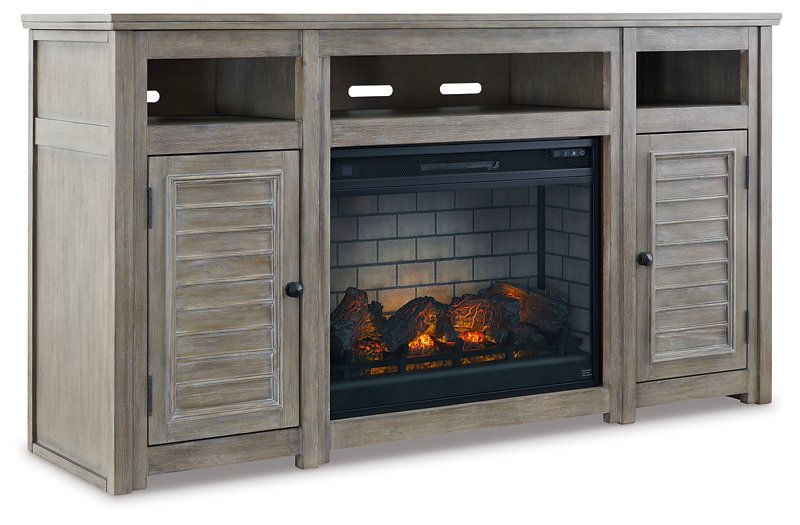 Moreshire 72" TV Stand with Electric Fireplace image