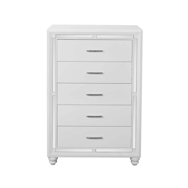 Global Furniture Mackenzie Chest in White MACKENZIE-CH image