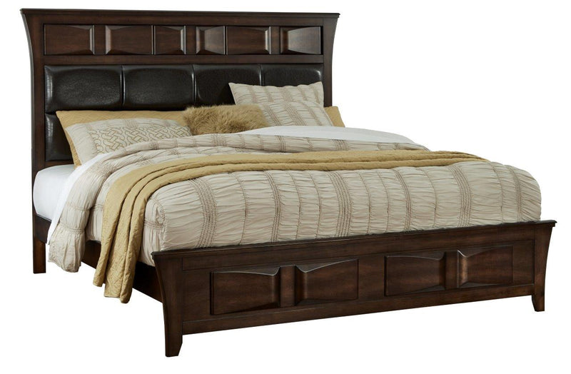 Global Furniture Monterey King Platform Bed in Mahogany image