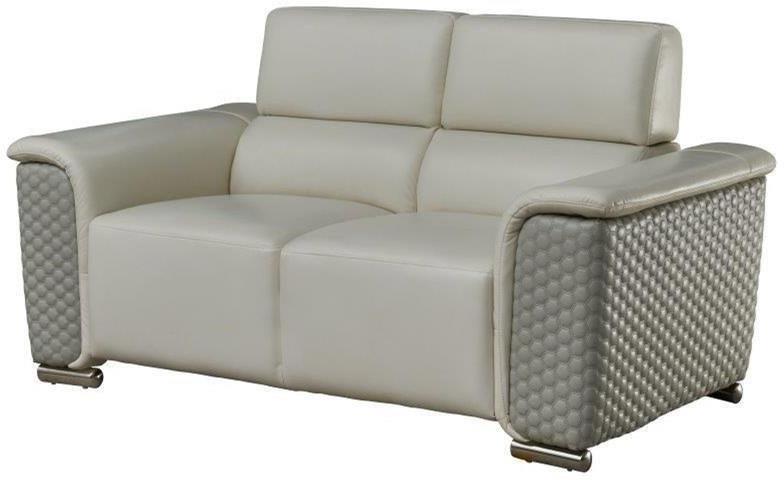 Global Furniture U9460 Loveseat in White image