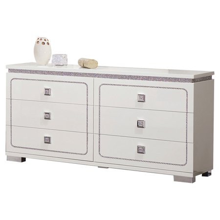 Acme Furniture Valentina Dresser in White High Gloss 20255 image