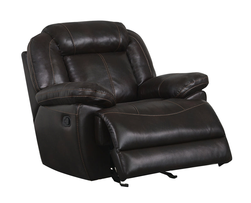 Global Furniture U8304 Glider Recliner in Brown image