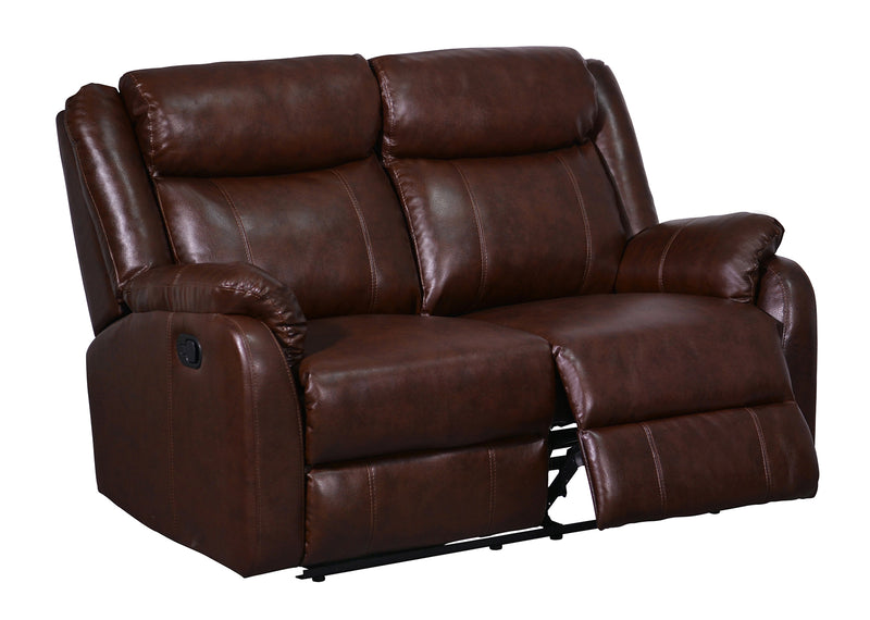 Global Furniture U9303 Reclining Loveseat in Brown image